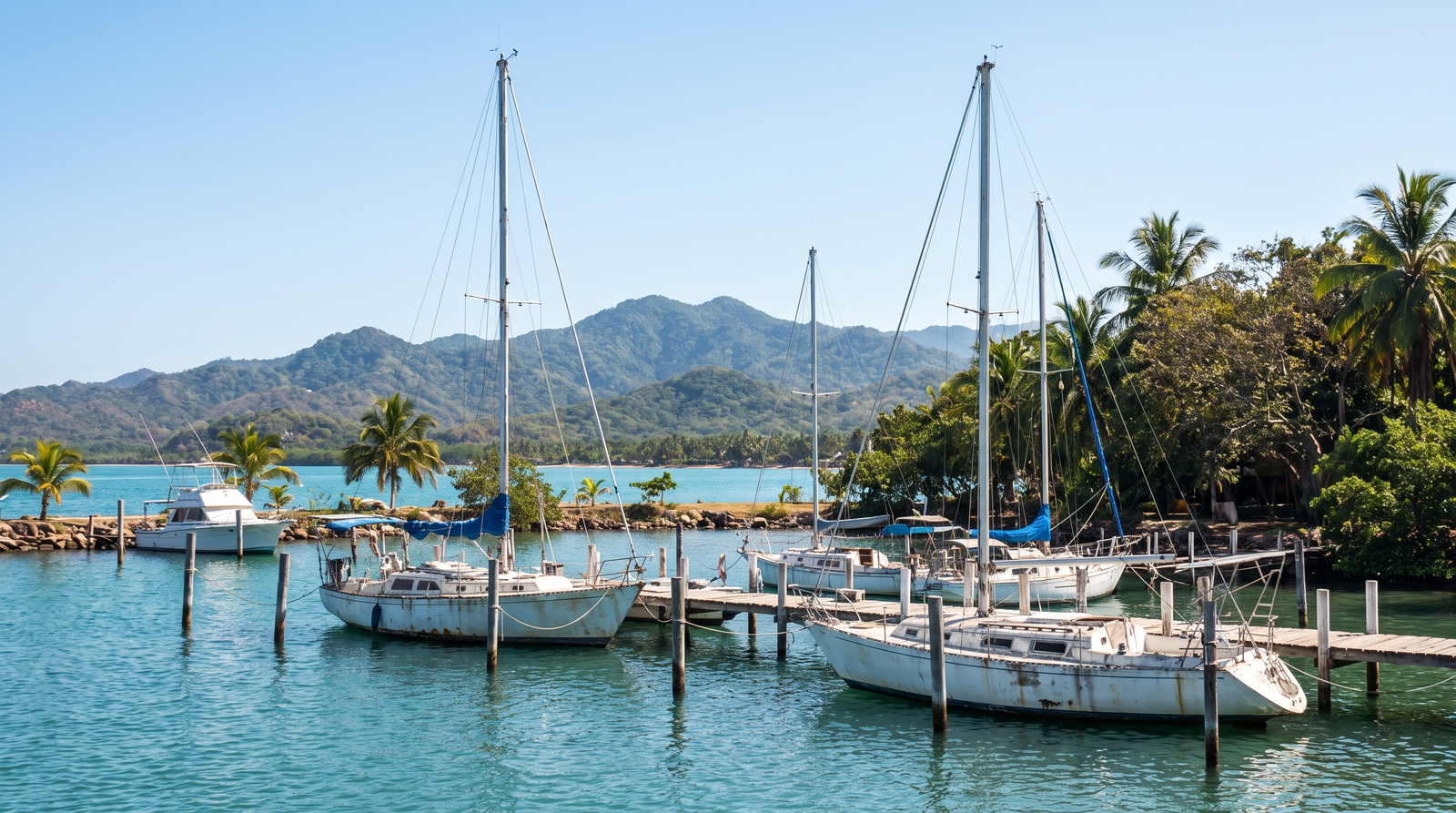 Jungle-covered mountains meeting the Pacific coastline near Puerto Vallarta