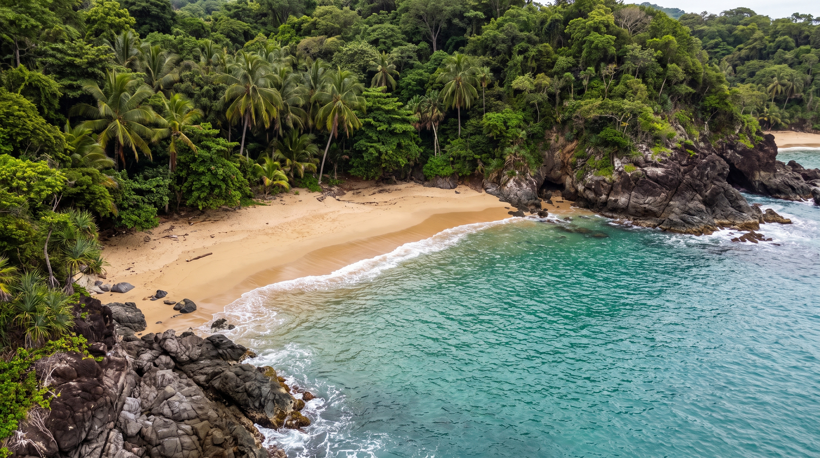 Coastal view of the Riviera Nayarit north of Puerto Vallarta